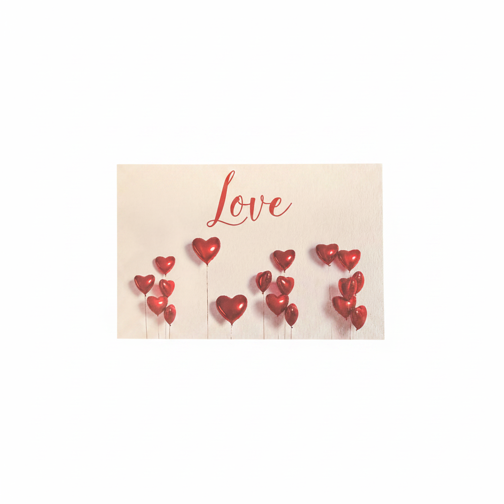 Happy Birthday balloons card